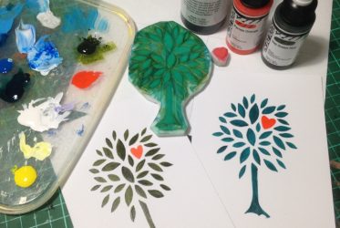 Tree with Heart stamp